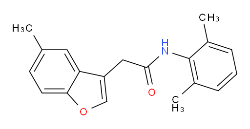 N-(2,6-dimethylphenyl)-2-(5-methylbenzofuran-3-yl)acetamide