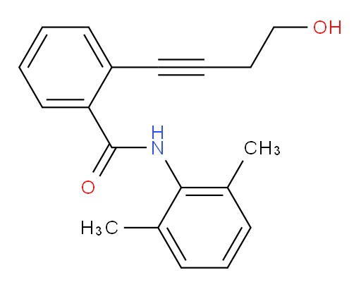 N-(2,6-dimethylphenyl)-2-(4-hydroxybut-1-yn-1-yl)benzamide