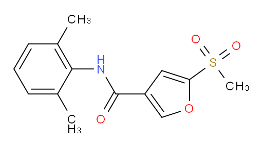 N-(2,6-dimethylphenyl)-5-(methylsulfonyl)furan-3-carboxamide