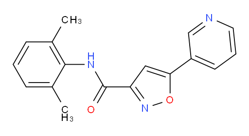 N-(2,6-dimethylphenyl)-5-(pyridin-3-yl)isoxazole-3-carboxamide