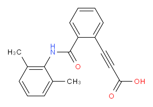 3-(2-((2,6-dimethylphenyl)carbamoyl)phenyl)propiolic acid