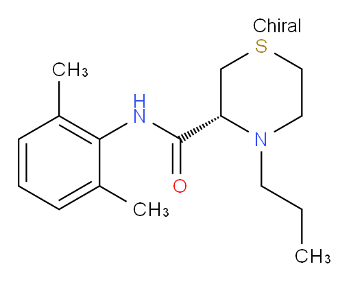 (R)-N-(2,6-dimethylphenyl)-4-propylthiomorpholine-3-carboxamide