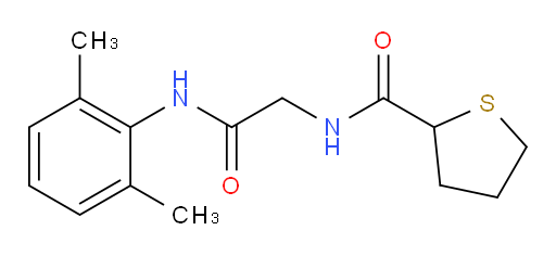 N-(2-((2,6-dimethylphenyl)amino)-2-oxoethyl)tetrahydrothiophene-2-carboxamide