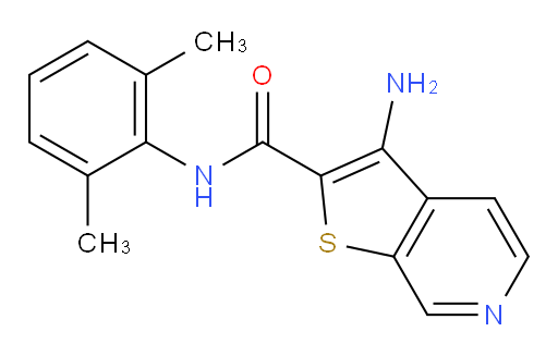 3-amino-N-(2,6-dimethylphenyl)thieno[2,3-c]pyridine-2-carboxamide