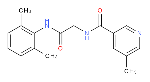 N-(2-((2,6-dimethylphenyl)amino)-2-oxoethyl)-5-methylnicotinamide