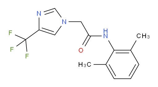 N-(2,6-dimethylphenyl)-2-(4-(trifluoromethyl)-1H-imidazol-1-yl)acetamide