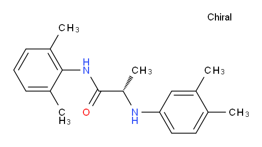 (S)-N-(2,6-dimethylphenyl)-2-((3,4-dimethylphenyl)amino)propanamide