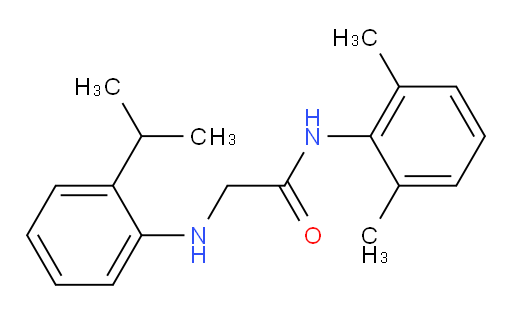 N-(2,6-dimethylphenyl)-2-((2-isopropylphenyl)amino)acetamide