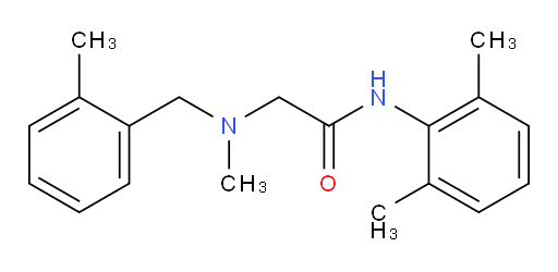 N-(2,6-dimethylphenyl)-2-(methyl(2-methylbenzyl)amino)acetamide