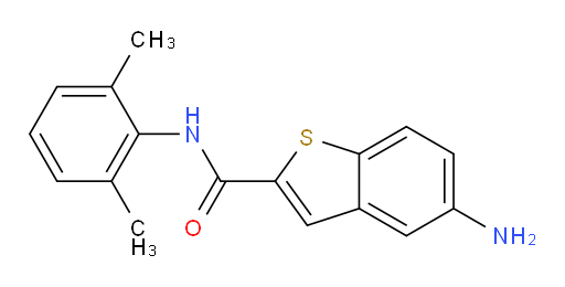5-amino-N-(2,6-dimethylphenyl)benzo[b]thiophene-2-carboxamide
