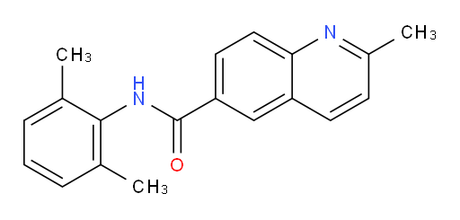 N-(2,6-dimethylphenyl)-2-methylquinoline-6-carboxamide