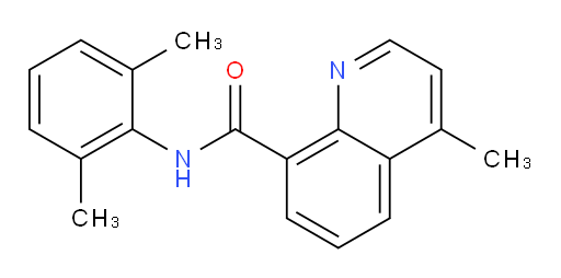 N-(2,6-dimethylphenyl)-4-methylquinoline-8-carboxamide