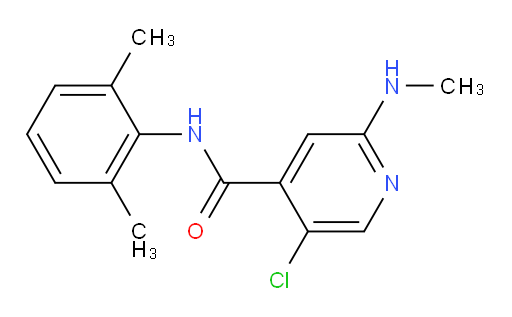 5-chloro-N-(2,6-dimethylphenyl)-2-(methylamino)isonicotinamide
