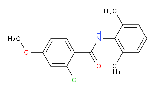 2-chloro-N-(2,6-dimethylphenyl)-4-methoxybenzamide