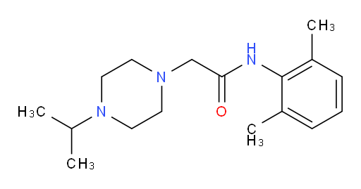 N-(2,6-dimethylphenyl)-2-(4-isopropylpiperazin-1-yl)acetamide