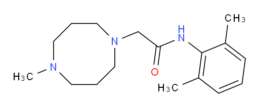N-(2,6-dimethylphenyl)-2-(5-methyl-1,5-diazocan-1-yl)acetamide