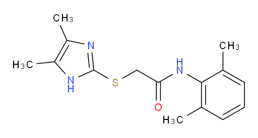 2-((4,5-dimethyl-1H-imidazol-2-yl)thio)-N-(2,6-dimethylphenyl)acetamide