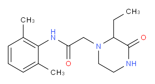 N-(2,6-dimethylphenyl)-2-(2-ethyl-3-oxopiperazin-1-yl)acetamide
