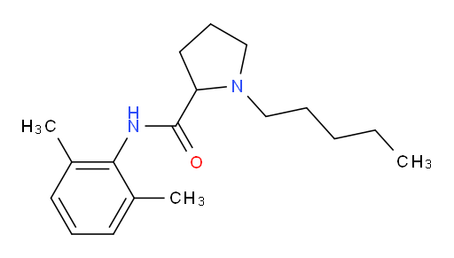 N-(2,6-dimethylphenyl)-1-pentylpyrrolidine-2-carboxamide