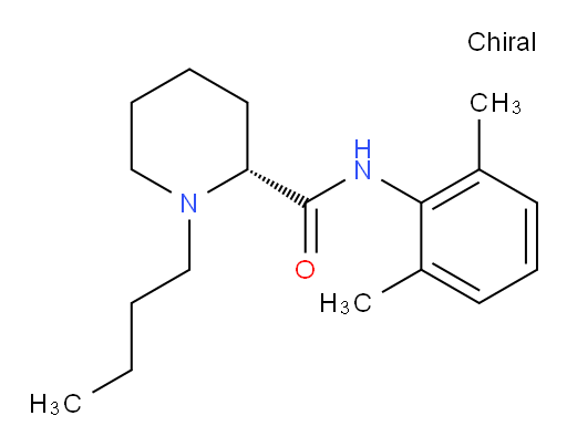 (R)-1-butyl-N-(2,6-dimethylphenyl)piperidine-2-carboxamide