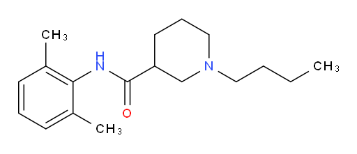 1-butyl-N-(2,6-dimethylphenyl)piperidine-3-carboxamide