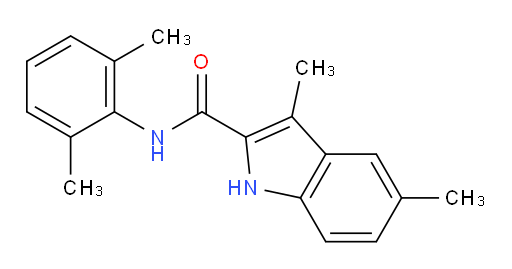 N-(2,6-dimethylphenyl)-3,5-dimethyl-1H-indole-2-carboxamide