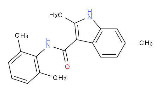 N-(2,6-dimethylphenyl)-2,6-dimethyl-1H-indole-3-carboxamide