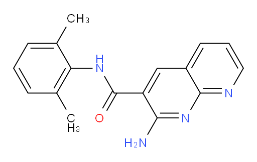 2-amino-N-(2,6-dimethylphenyl)-1,8-naphthyridine-3-carboxamide