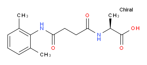 (S)-2-(4-((2,6-dimethylphenyl)amino)-4-oxobutanamido)propanoic acid