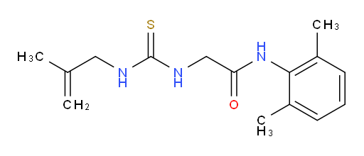 N-(2,6-dimethylphenyl)-2-(3-(2-methylallyl)thioureido)acetamide
