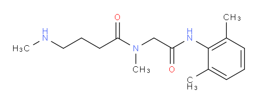N-(2-((2,6-dimethylphenyl)amino)-2-oxoethyl)-N-methyl-4-(methylamino)butanamide