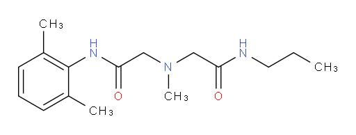N-(2,6-dimethylphenyl)-2-(methyl(2-oxo-2-(propylamino)ethyl)amino)acetamide
