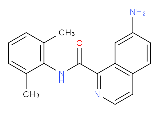 7-amino-N-(2,6-dimethylphenyl)isoquinoline-1-carboxamide
