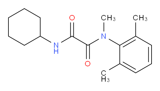 N1-cyclohexyl-N2-(2,6-dimethylphenyl)-N2-methyloxalamide
