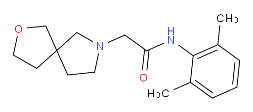 N-(2,6-dimethylphenyl)-2-(2-oxa-7-azaspiro[4.4]nonan-7-yl)acetamide