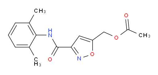 (3-((2,6-dimethylphenyl)carbamoyl)isoxazol-5-yl)methyl acetate