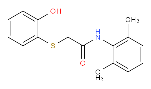 N-(2,6-dimethylphenyl)-2-((2-hydroxyphenyl)thio)acetamide