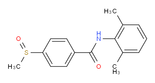 N-(2,6-dimethylphenyl)-4-(methylsulfinyl)benzamide