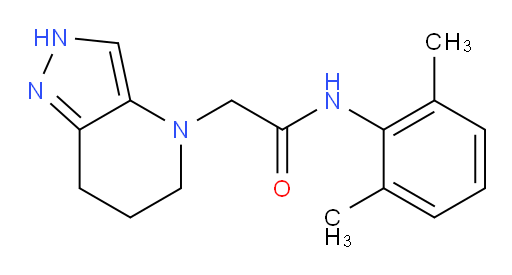 2-(6,7-dihydro-2H-pyrazolo[4,3-b]pyridin-4(5H)-yl)-N-(2,6-dimethylphenyl)acetamide