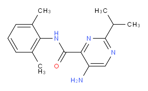5-amino-N-(2,6-dimethylphenyl)-2-isopropylpyrimidine-4-carboxamide