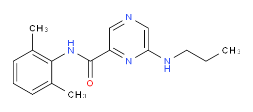 N-(2,6-dimethylphenyl)-6-(propylamino)pyrazine-2-carboxamide