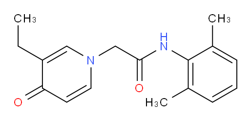 N-(2,6-dimethylphenyl)-2-(3-ethyl-4-oxopyridin-1(4H)-yl)acetamide