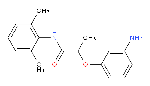 2-(3-aminophenoxy)-N-(2,6-dimethylphenyl)propanamide
