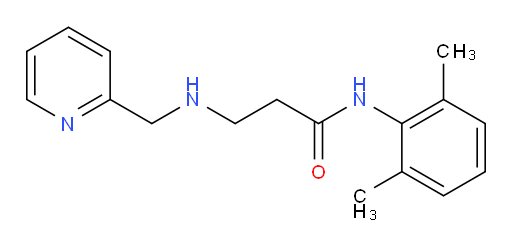 N-(2,6-dimethylphenyl)-3-((pyridin-2-ylmethyl)amino)propanamide