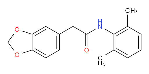 2-(benzo[d][1,3]dioxol-5-yl)-N-(2,6-dimethylphenyl)acetamide