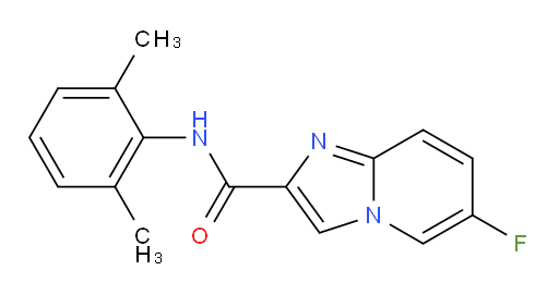 N-(2,6-dimethylphenyl)-6-fluoroimidazo[1,2-a]pyridine-2-carboxamide