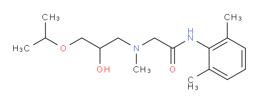 N-(2,6-dimethylphenyl)-2-((2-hydroxy-3-isopropoxypropyl)(methyl)amino)acetamide