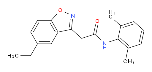 N-(2,6-dimethylphenyl)-2-(5-ethylbenzo[d]isoxazol-3-yl)acetamide