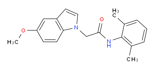 N-(2,6-dimethylphenyl)-2-(5-methoxy-1H-indol-1-yl)acetamide