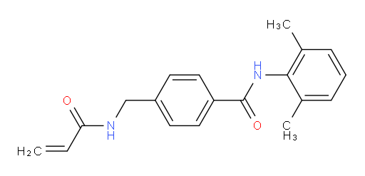 4-(acrylamidomethyl)-N-(2,6-dimethylphenyl)benzamide